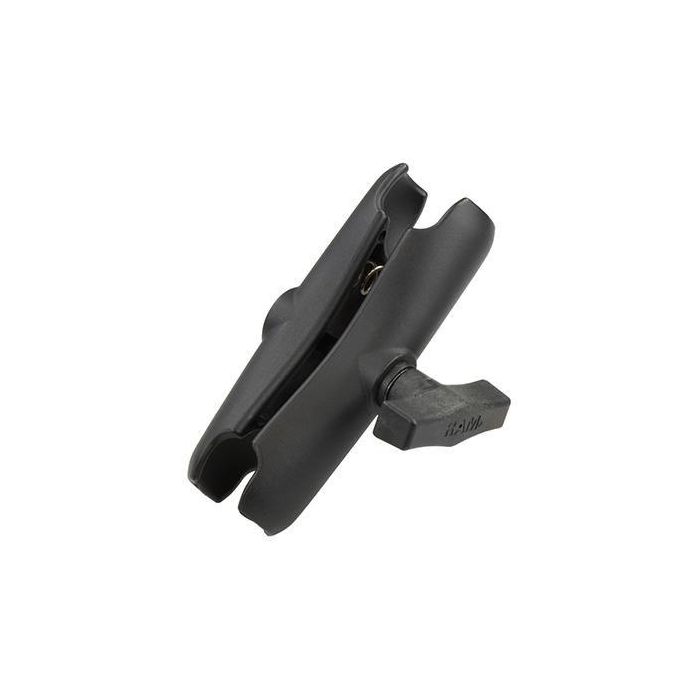 RAM Mounts Brazo de Doble Toma RAM-201U, 14.45 cm (5.69"), para Soportes Bola C de 1.5", Aluminio de Grado Marino