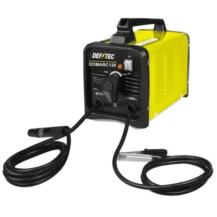 Máquina de soldadura DEFITEC - 130 AMP - Amarillo / Negro 1 Máquina de soldadura DEFITEC - 130 AMP - Amarillo / Negro 1