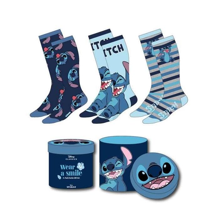 Calcetines pack 3 piezas stitch (talla 36-43) Calcetines pack 3 piezas stitch (talla 36-43)