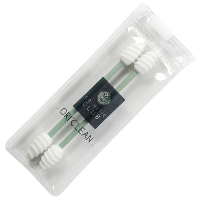 Cosmetic Club Juego de 2 Bastoncillos de Oído Reutilizables de Silicona para Uso Cotidiano 1