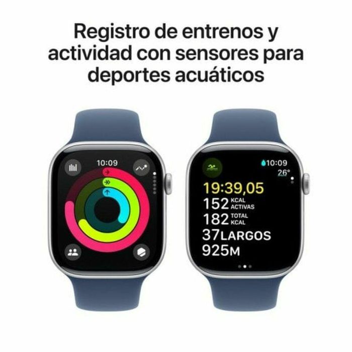 Apple Watch Series 10 GPS A2999 - Reloj Inteligente con GPS, Resistente al Agua, Compatible con iOS, Pantalla Retina, 64GB 5 Apple Watch Series 10 GPS A2999 - Reloj Inteligente con GPS, Resistente al Agua, Compatible con iOS, Pantalla Retina, 64GB 5