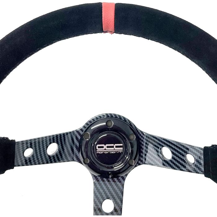 Volante Racing OCC Motorsport Negro Negro/Rojo Ø 35 cm 3