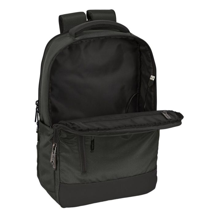 Mochila para Portátil y Tablet con Salida USB Safta Business Gris (29 x 44 x 15 cm) 2