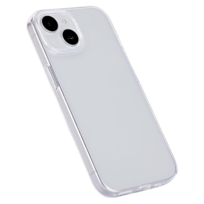 eSTUFF Funda TPU INFINITE VIENNA para iPhone 15 Transparente - Plástico 100% Reciclado con Certificación GRS 3