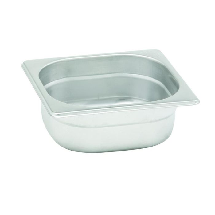 DBMARK - GNP16200 - Cubeta GN 1/6 de acero inoxidable. Tamaño 16,2 x 17,6 cm. Profundidad 20 cm. Capacidad 3,2 L. - Venta 1 unidad