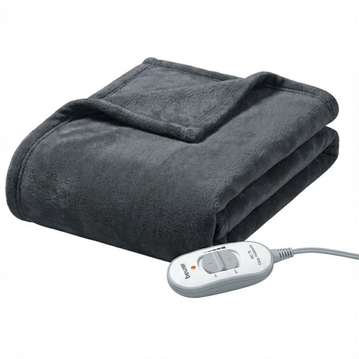 Beurer HD-75 Manta de Tacto Suave Gris Marengo Eléctrica con 6 Niveles de Temperatura y Seguridad Beurer HD-75 Manta de Tacto Suave Gris Marengo Eléctrica con 6 Niveles de Temperatura y Seguridad
