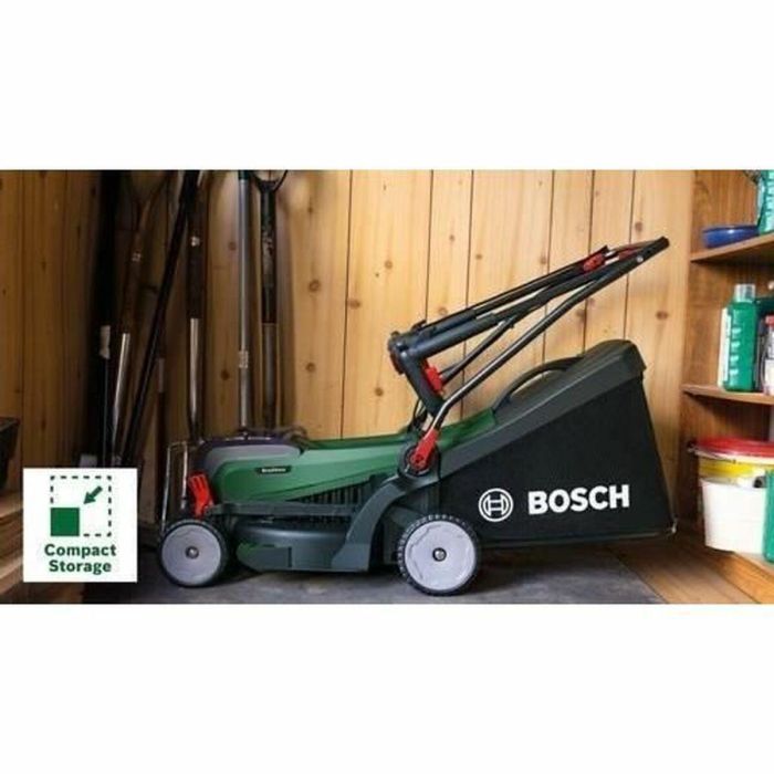Bosch UniversalRotak 37-550 Cortacésped con 2 Baterías de 4 Ah y Cargador 4