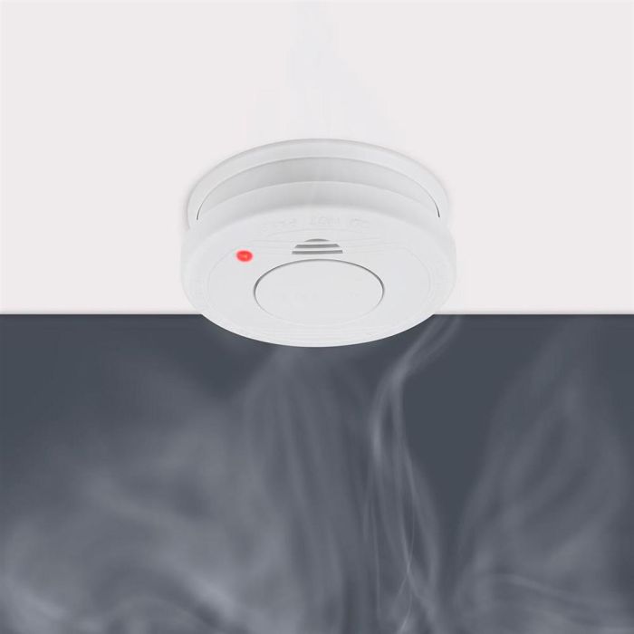 Smartwares RM250 Detector de Humo Óptico, Sensor 10 Años, Alarma 85 dB, a Pilas, Blanco 1 Smartwares RM250 Detector de Humo Óptico, Sensor 10 Años, Alarma 85 dB, a Pilas, Blanco 1