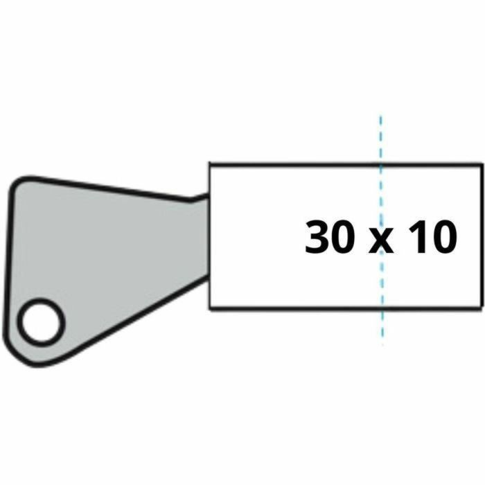 Cilindro de seguridad Yale 30 x 10 mm Latón Puerta de garaje 3