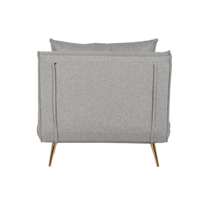 DKD Home Decor Sofá Cama Scandi Gris Poliéster/Metal 90 x 84 x 90 cm 9 DKD Home Decor Sofá Cama Scandi Gris Poliéster/Metal 90 x 84 x 90 cm 9