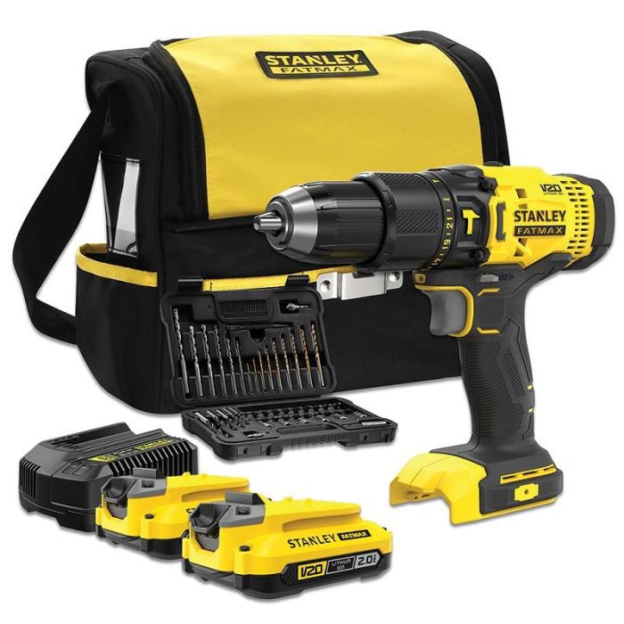 Taladro Percutor Stanley V20 2X18V-2Ah Stanley Taladro Percutor Stanley V20 2X18V-2Ah Stanley