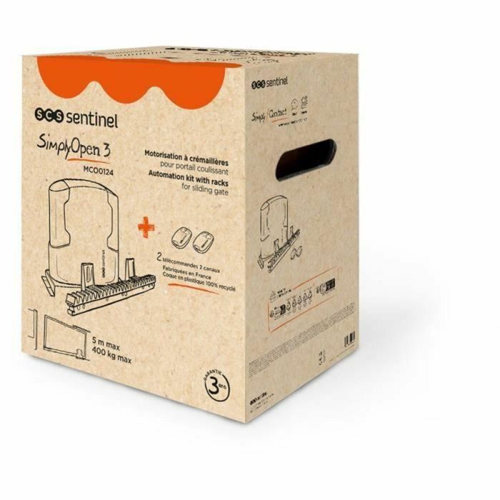 Scs Sentinel SCS3701085206475 Motorización de cancelas cremallera SimplyOpen 3 3