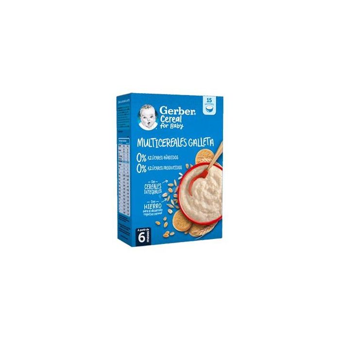 Gerber Multicereales Galleta 0% 0% Azucares 270 G Gerber Multicereales Galleta 0% 0% Azucares 270 G