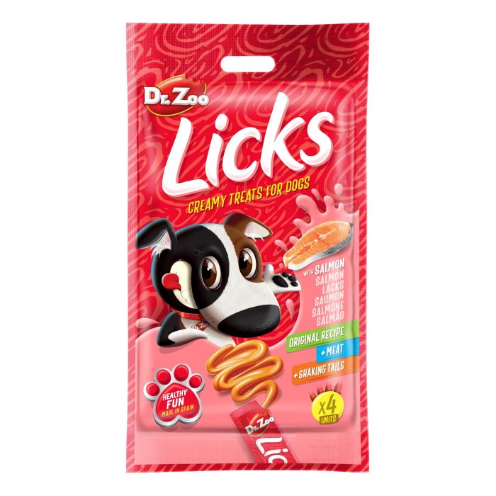 Dr Zoo Licks Perro Salmón 12x4x15 gr