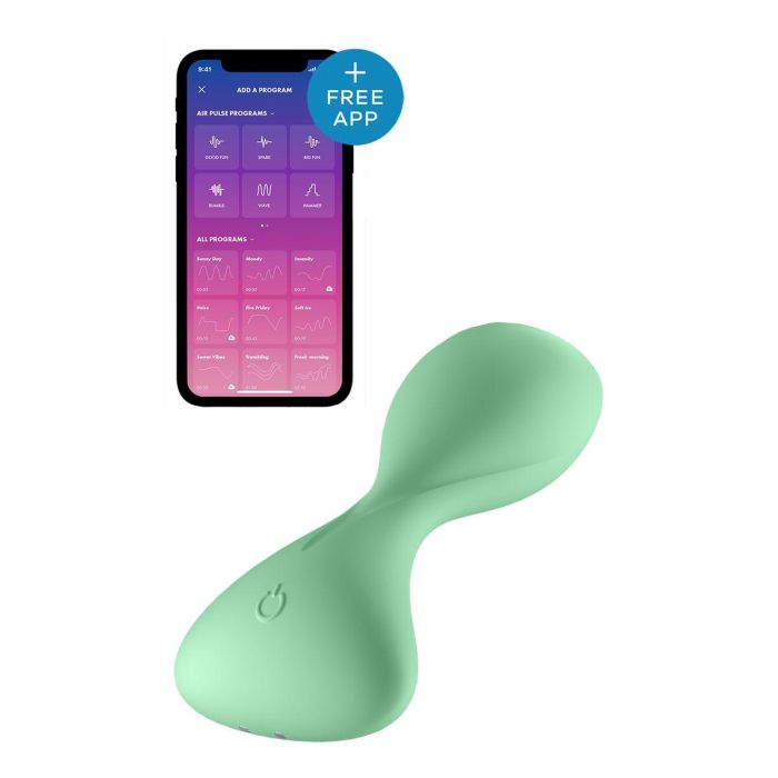 Plug Anal Satisfyer Trendsetter Light Verde Plug Anal Satisfyer Trendsetter Light Verde
