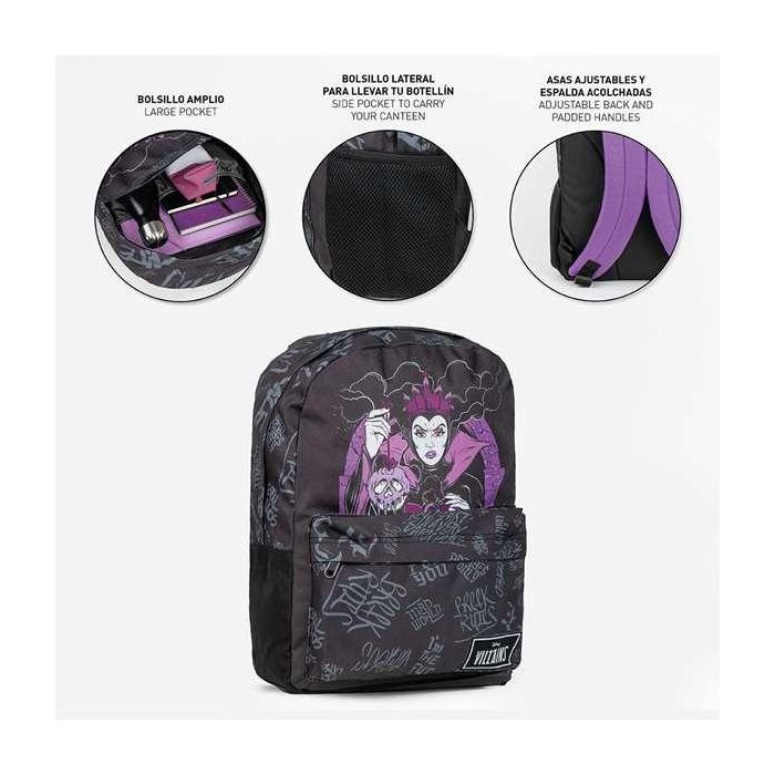 Mochila casual disney villanas 32.0 x 12.0 x 42.0 cm 5