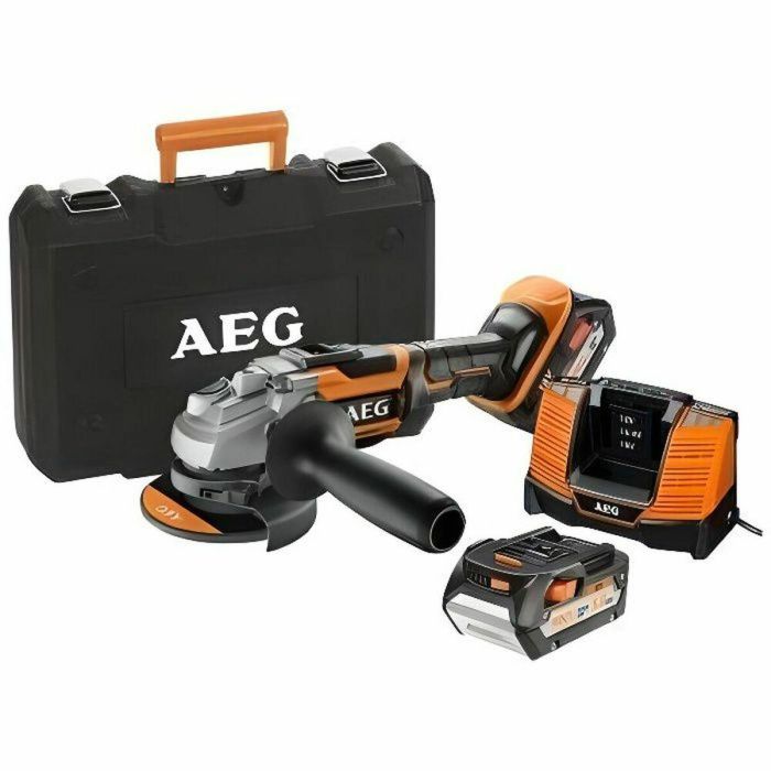 AEG POWERTOOLS Grinder 125 mm 18V Sin escobillas, 2 x 5.0 Ah Li-ion