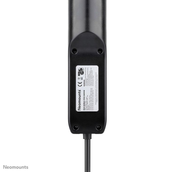 Neomounts DS22-840BL6 Regleta de Escritorio VOLT con Abrazadera, USB-C y USB-A Carga Rápida, 20W PD, 1.4m, Negra 4