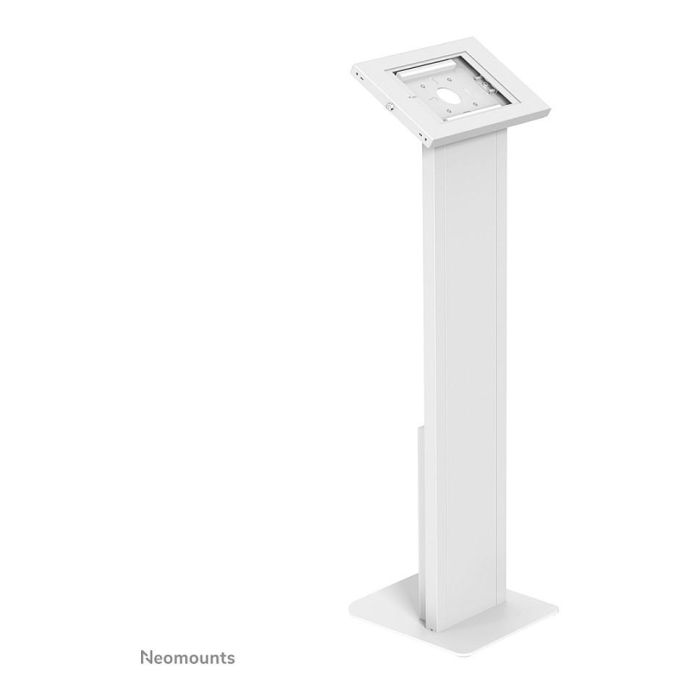 Neomounts FL15-750WH1 Soporte de suelo para tablets 9.7-11" - bloqueable, Blanco, Acero, Piso, Cerradura para puerta corredera con pulsador