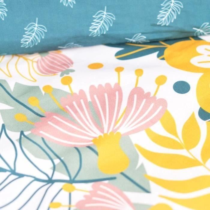 Set de cama - Today Sunshine - 240x220 cm - 2 personas - Algodón con estampado floral 2 Set de cama - Today Sunshine - 240x220 cm - 2 personas - Algodón con estampado floral 2