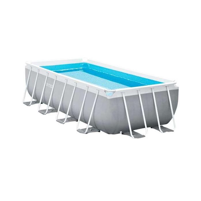 Intex Piscina Rectangular Prism Farme con Depuradora y Escalera (3785 Litros) 488x244x107 cm 5