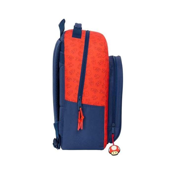 Safta Mochila Super Mario Trick Adaptable a Carro 32x42x15cm 2 Safta Mochila Super Mario Trick Adaptable a Carro 32x42x15cm 2