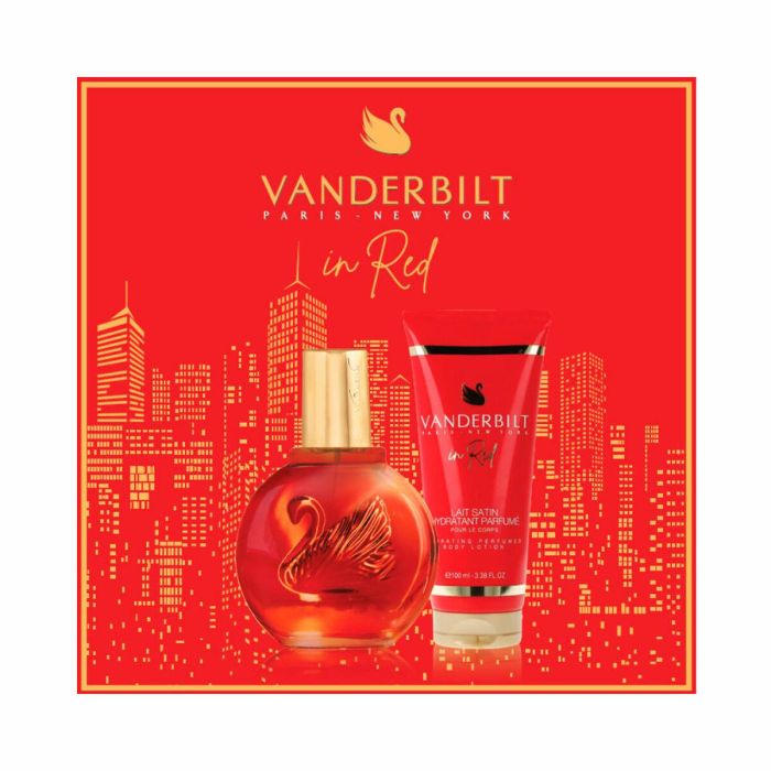 Vanderbilt IN RED ESTUCHE 2 piezas - Eau de Toilette vaporizador 100 ml + desodorante 100 ml para Mujer Vanderbilt IN RED ESTUCHE 2 piezas - Eau de Toilette vaporizador 100 ml + desodorante 100 ml para Mujer