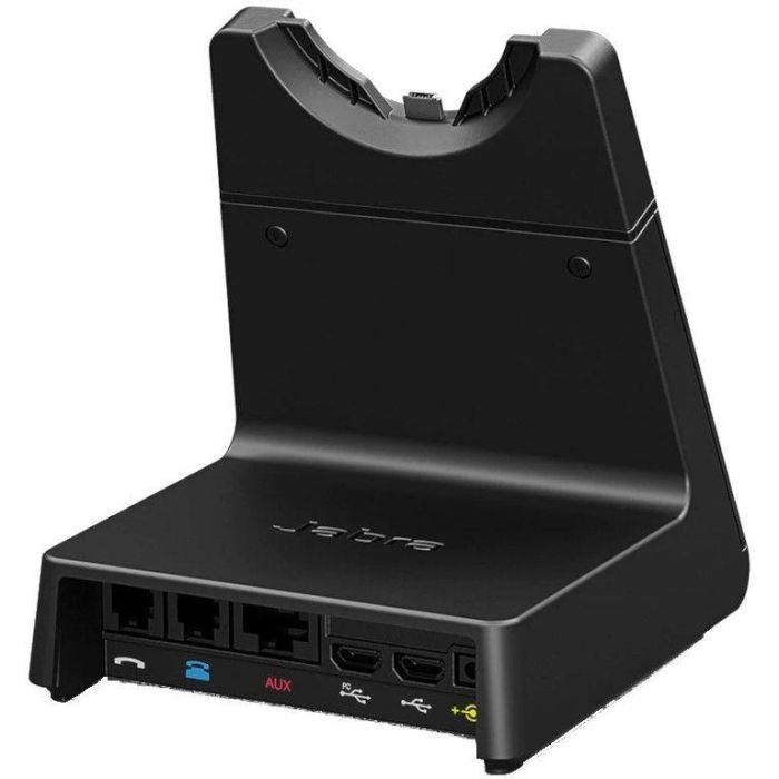 Jabra Engage 75 Convertible - Auricular DECT Supraaural Inalámbrico para Oficina/Call Center, Bluetooth 5.0, Cancelación de Ruido, Negro