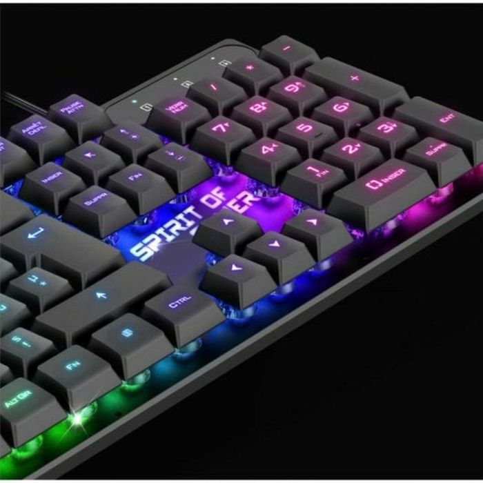 Teclado Spirit of Gamer Negro 4