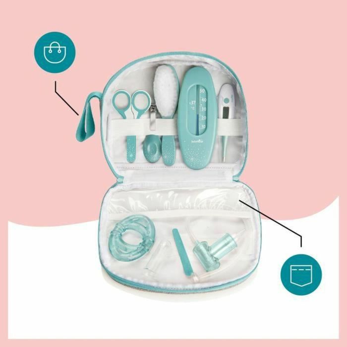 Babymoov Kit de Cuidado Completo Personalizable para Bebé - Estuche de Aseo con Bolsillos Interiores y Exteriores 1 Babymoov Kit de Cuidado Completo Personalizable para Bebé - Estuche de Aseo con Bolsillos Interiores y Exteriores 1
