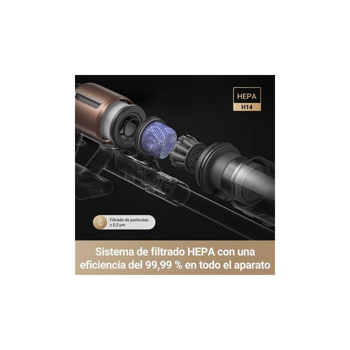 Dreame Z20 Aspiradora de Varilla Inalámbrica, 250 AW Succión Potente, 90 Minutos Autonomía, Filtración HEPA, 0,6 L 1