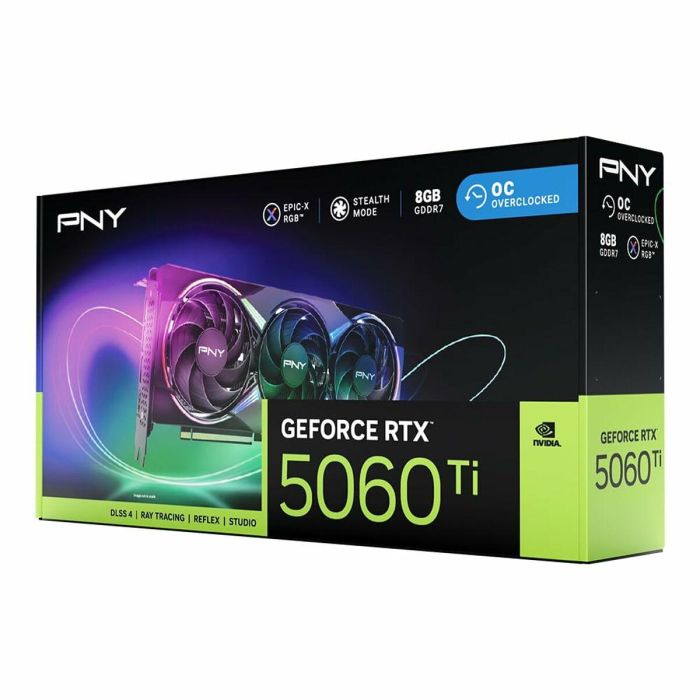 Tarjeta Gráfica PNY geforce rtx 5060 ti 8 GB GDDR6X GDDR7 7 Tarjeta Gráfica PNY geforce rtx 5060 ti 8 GB GDDR6X GDDR7 7