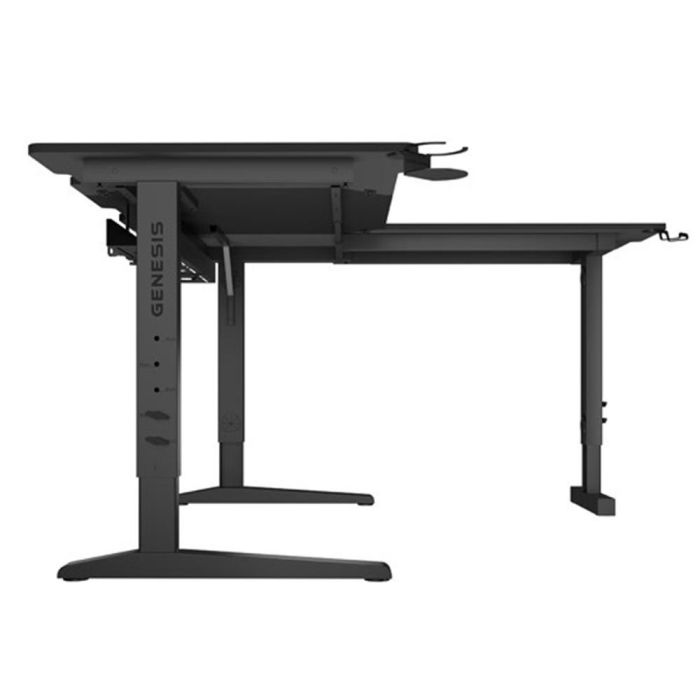 GENESIS NDS-2295 Escritorio Gaming Holm Modular Corner Negro, Ajustable en Altura 70-90cm, Iluminación LED RGB, Ergonómico 6 GENESIS NDS-2295 Escritorio Gaming Holm Modular Corner Negro, Ajustable en Altura 70-90cm, Iluminación LED RGB, Ergonómico 6
