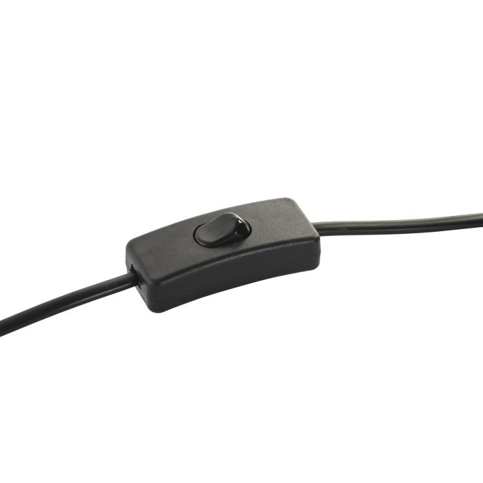 DKD Home Decor Lampara Sobremesa Moderno Dorado Plateado Blanco Metal Poliester 2 Unidades 32.5 x 52 x 32.5 cm 2