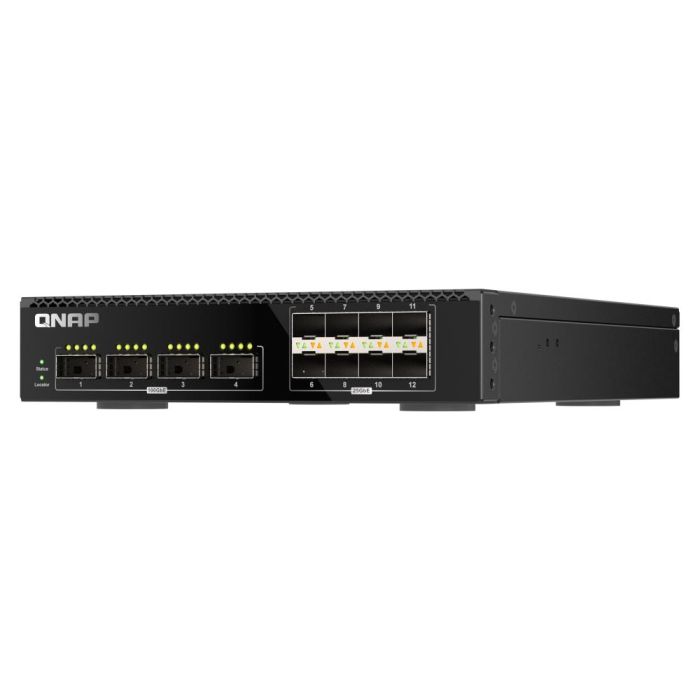Qnap Switch Qsw-M7308R-4X Gestionado 12 Puertos 4x 100GbE QSFP28 + 8x 25GbE SFP28 Montaje en Rack 5 Qnap Switch Qsw-M7308R-4X Gestionado 12 Puertos 4x 100GbE QSFP28 + 8x 25GbE SFP28 Montaje en Rack 5