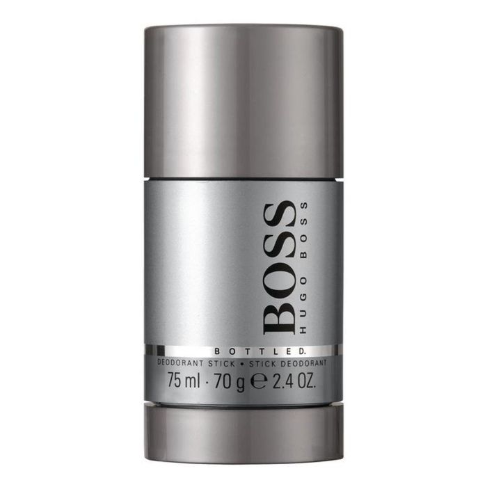 Hugo Boss BOSS BOTTLED Desodorante Stick para Hombre, 75g - Eficaz Contra Sudoración y Olores, con Fragancia Amaderada Especiada