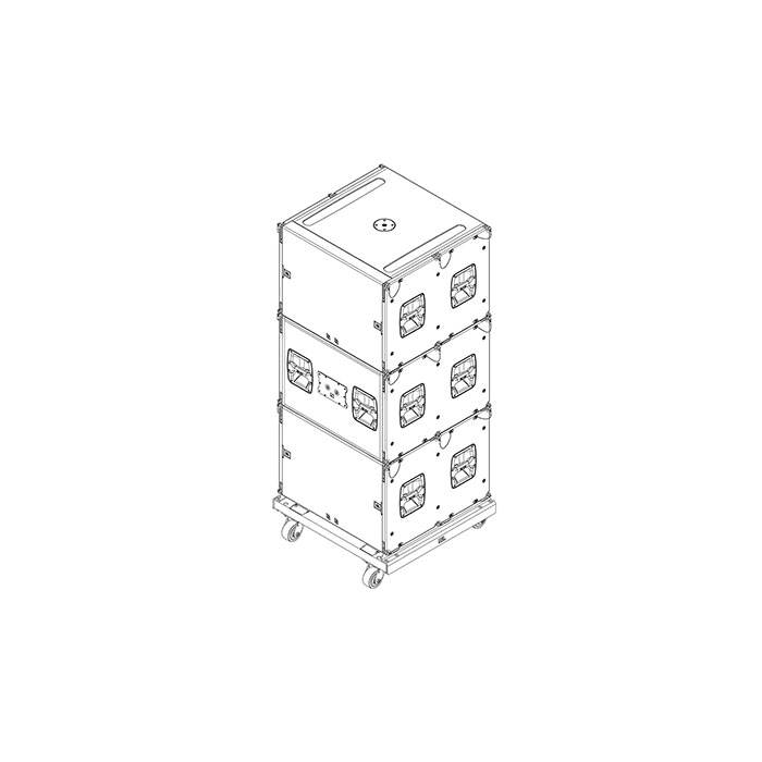 JBLPRO Transportador Vertical 54x87x59 cm