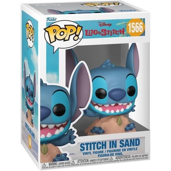 FUNKO Figura POP Disney Lilo & Stitch - Stitch in Sand Vinilo 9cm 0 FUNKO Figura POP Disney Lilo & Stitch - Stitch in Sand Vinilo 9cm 0