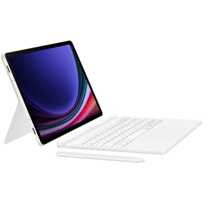 Samsung Book Cover Keyboard für Galaxy Tab S9/9 FE white 7 Samsung Book Cover Keyboard für Galaxy Tab S9/9 FE white 7