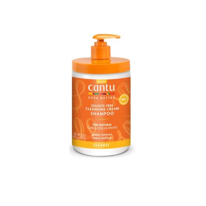 Cantu Champú en Crema Limpiador con Manteca de Karité para Cabello Rizado/Ondulado 709g