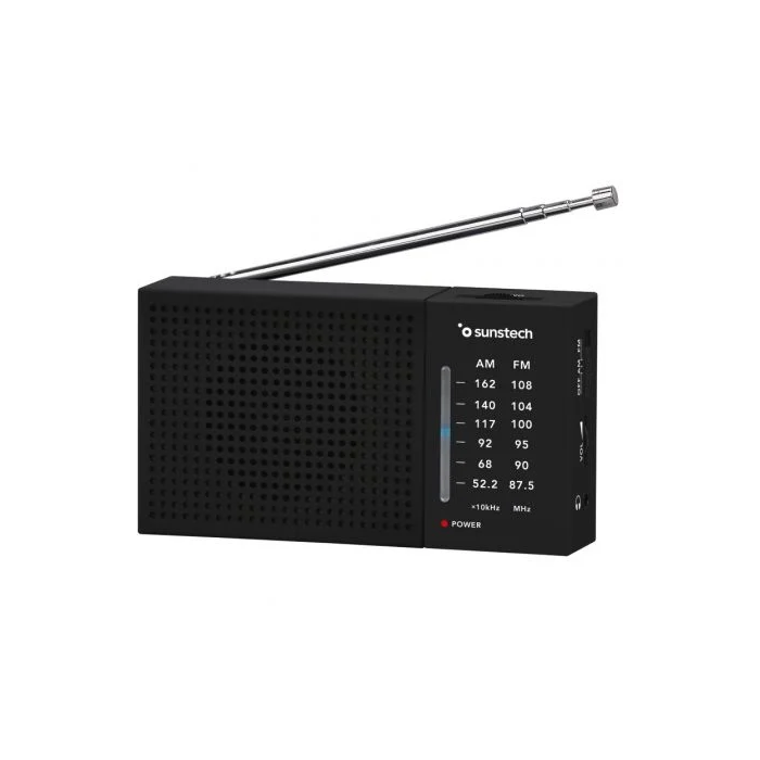 Radio Portátil Sunstech RPS412/ Negra 0 Radio Portátil Sunstech RPS412/ Negra 0