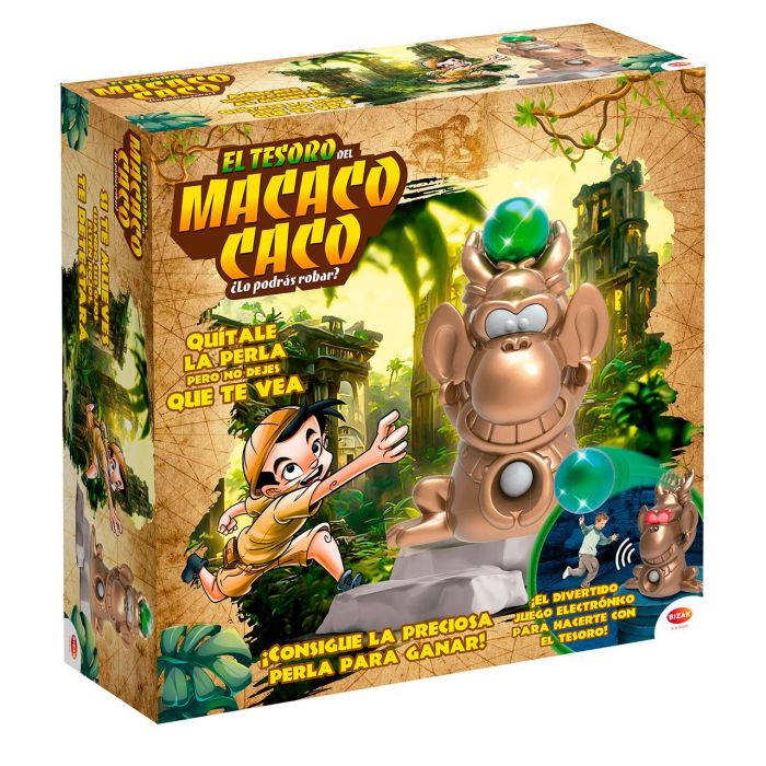 Bizak 64011320 El Tesoro De Macaco Caco Juego de mesa en español para +6 años 1 Bizak 64011320 El Tesoro De Macaco Caco Juego de mesa en español para +6 años 1