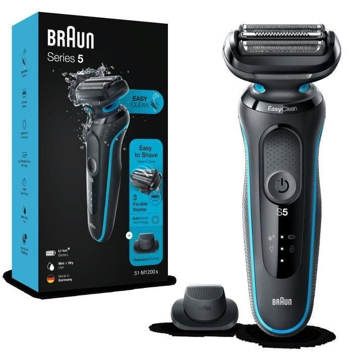 Máquina de Afeitar Braun 51-M1200s 1 Máquina de Afeitar Braun 51-M1200s 1