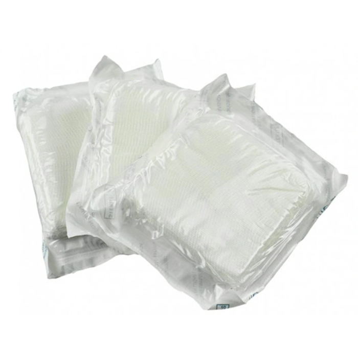 Gasa Estéril Algodón Hidrófilo Libre de Gérmenes, No Desprende Filamentos, Absorción Óptima Caja 100 Unidades 4