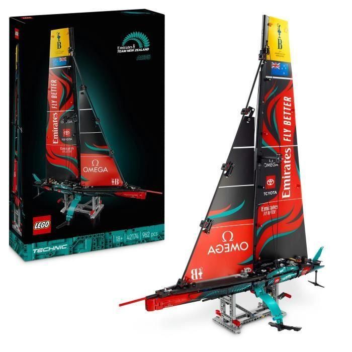 LEGO Technic 42174 Yate Equipo Emirates Nueva Zelanda AC75 - Kit de construcción para adultos LEGO Technic 42174 Yate Equipo Emirates Nueva Zelanda AC75 - Kit de construcción para adultos