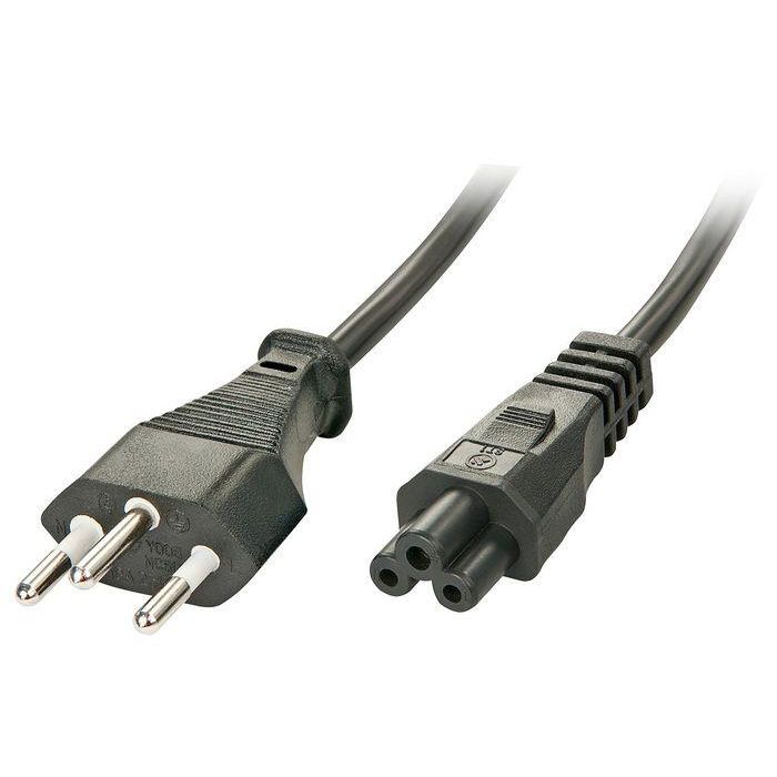 Lindy Swiss Power Cable for Notebooks, 2m Lindy Swiss Power Cable for Notebooks, 2m