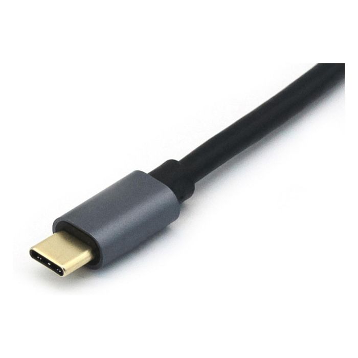 EQUIP Cable USB-C 128354 a USB-C 3.2 Gen 2, 1m, 100W PD, 4K 60Hz, Negro
