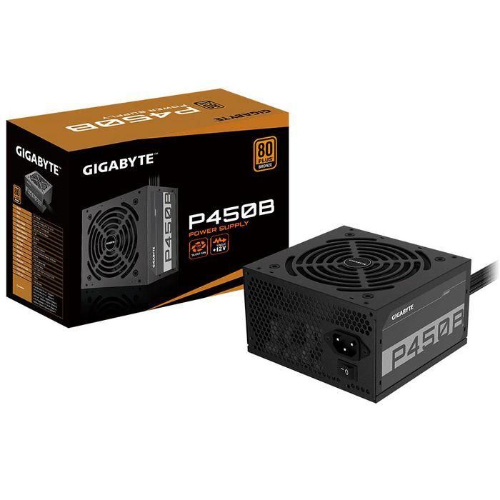 Gigabyte Fuente de Alimentación 450W 80 PLUS Bronze con Ventilador Hydraulic Bearing y Single +12V Rail 4
