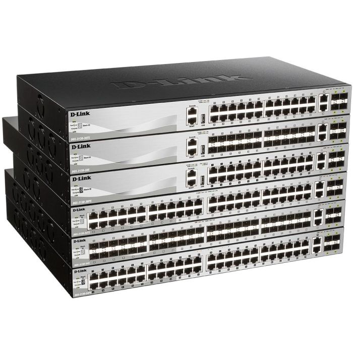 D-Link DGS-3130 Switch Gestionado L3 24 Puertos Gigabit Ethernet 4 Puertos SFP+ PoE 370W 0 D-Link DGS-3130 Switch Gestionado L3 24 Puertos Gigabit Ethernet 4 Puertos SFP+ PoE 370W 0