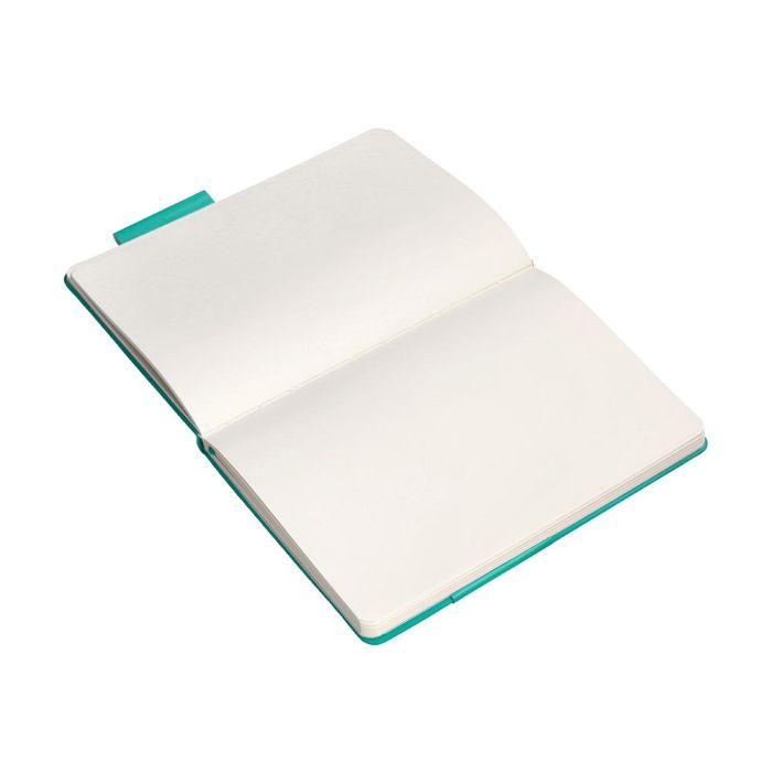 Cuaderno Con Gomilla Antartik Notes Tapa Dura A4 Hojas Lisas Turquesa 100 Hojas 80 gr Fsc 8